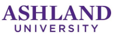 Logo for Ashland University